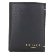 Ted Baker Black Johhnn Trifold Leather Wallet