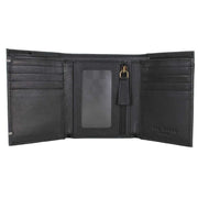 Ted Baker Black Johhnn Trifold Leather Wallet