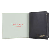 Ted Baker Black Johhnn Trifold Leather Wallet